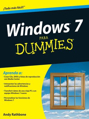 cover image of Windows 7 Para Dummies